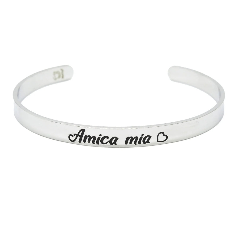 Bracciale rigido "Amica mia"