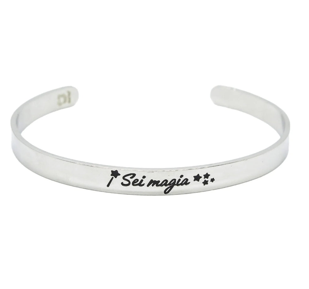Bracciale rigido "Sei magia"