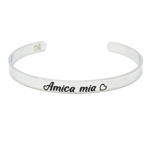 Bracciale rigido "Amica mia"
